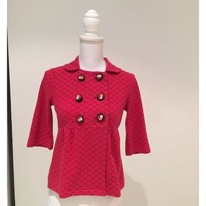 Fashion Asian Style Women’s cardigan Blazer , Red Size M